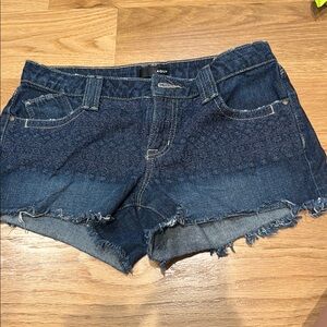 AQUA Women's Blue Denim Shorts
